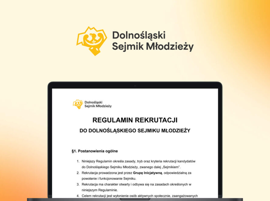Regulamin rekrutacji do DSM